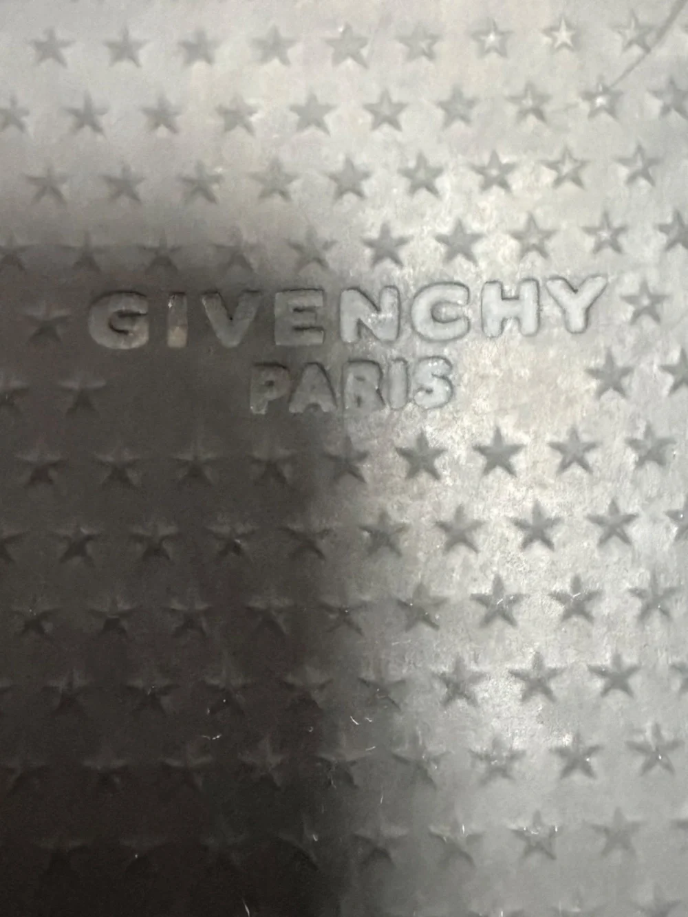 Givenchy Paris Black Rubber Slide Sandals EU 41 Made in Italy Box Dust Bags